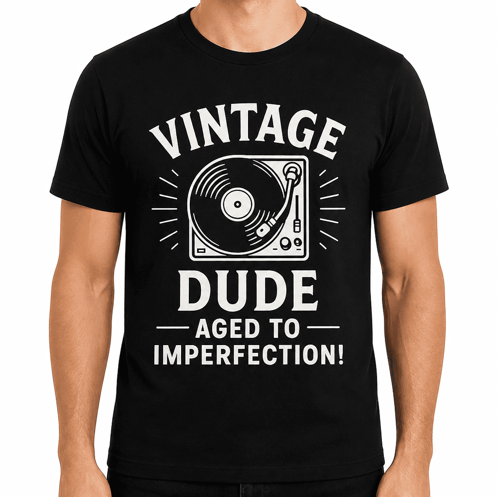 Vintage Dude – Aged to Imperfection T-Shirt