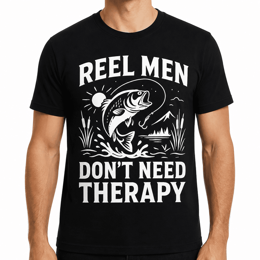 Reel Men Don’t Need Therapy T-Shirt