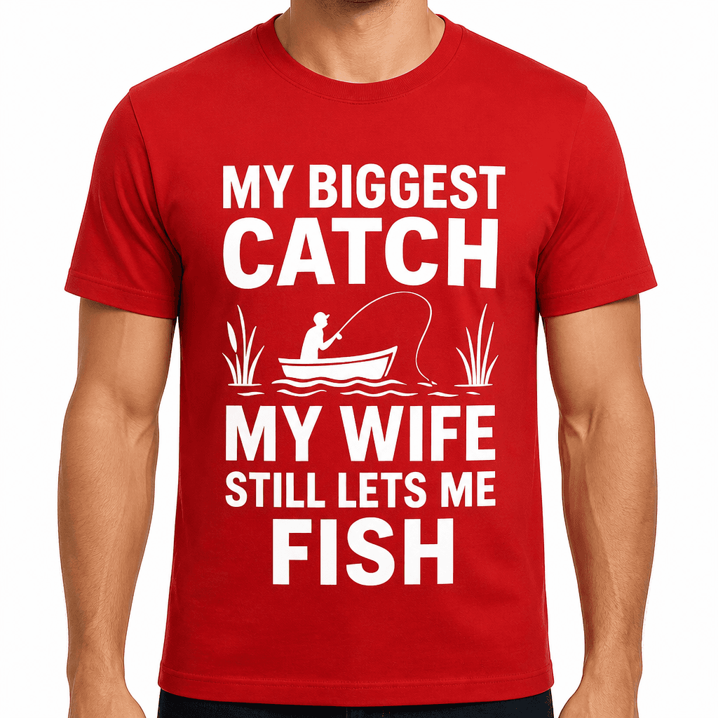 My Biggest Catch My Wife Still Lets Me Fish T-Shirt