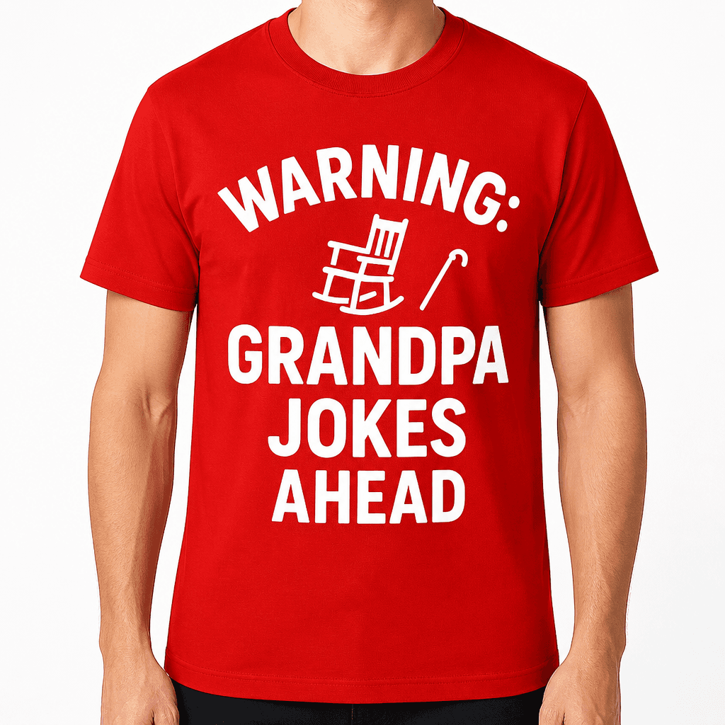 Warning: Grandpa Jokes Ahead T-Shirt