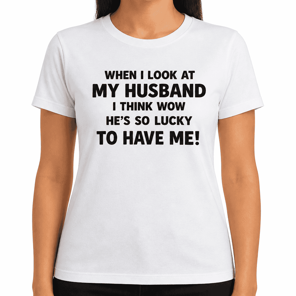 Wow He's So Lucky - T-Shirt