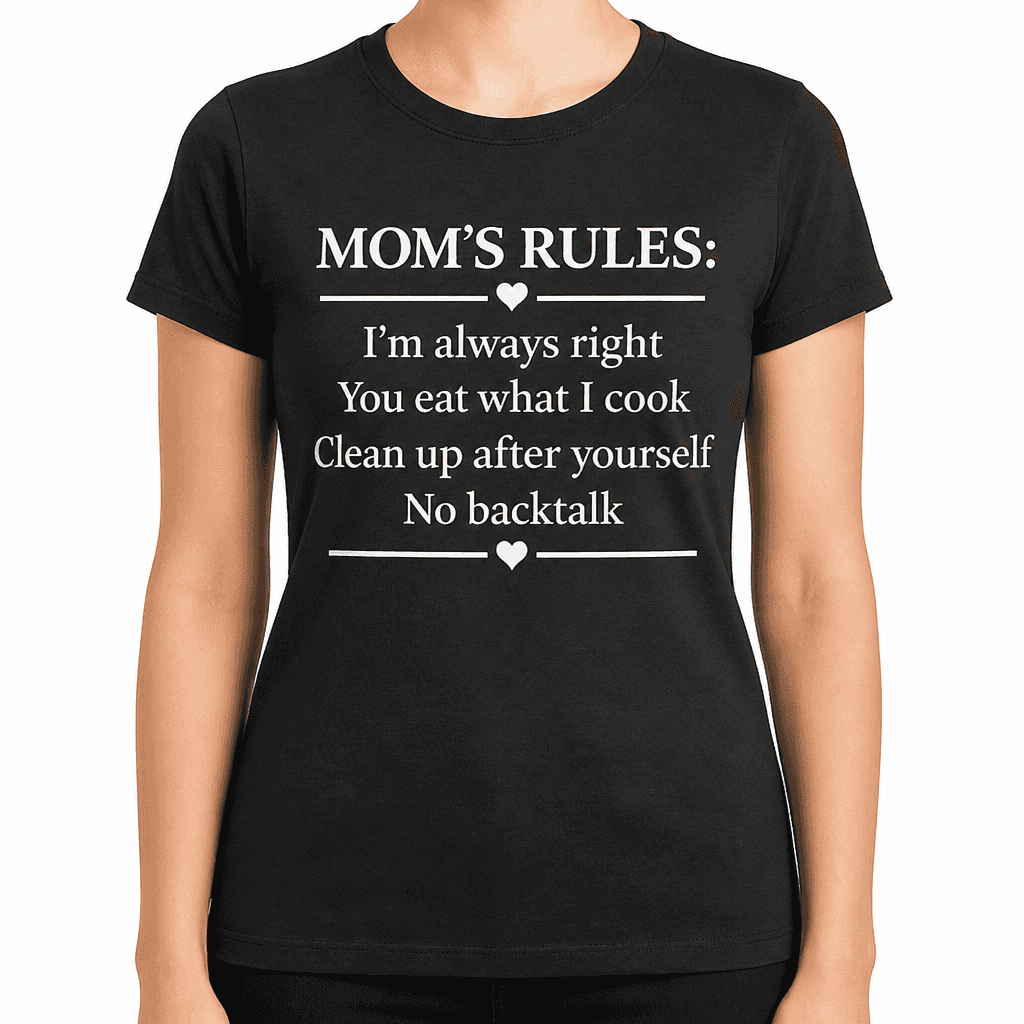MOM'S RULES I'm Always Right - T-Shirt