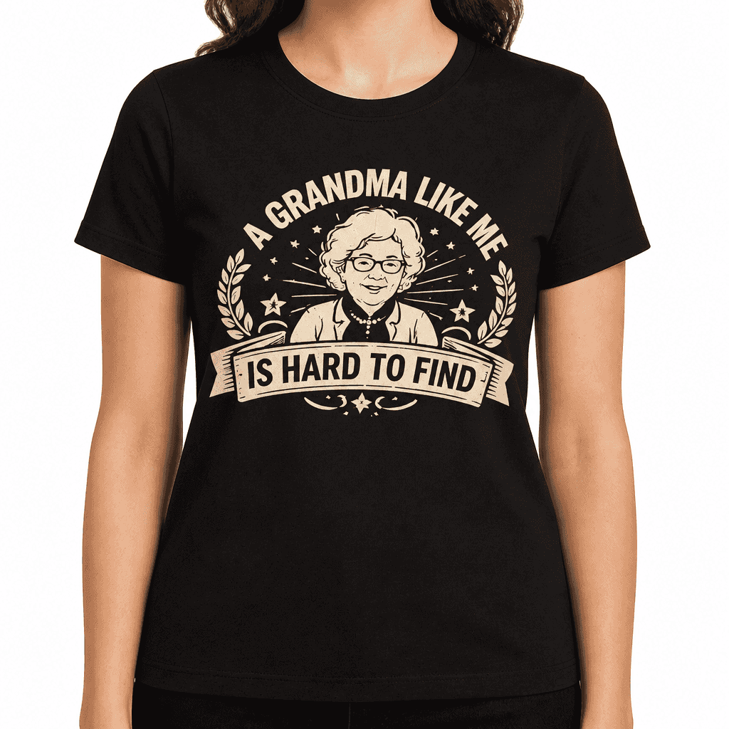 Funny T-Shirt for Grandmas β A Grandma Like Me Is Hard To Find