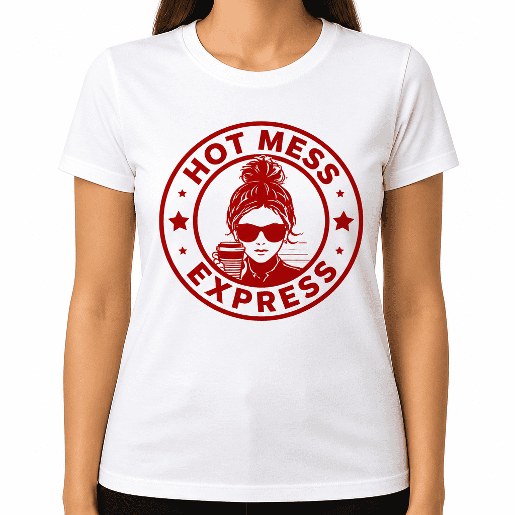 Funny T-Shirt for Moms β Hot Mess Express