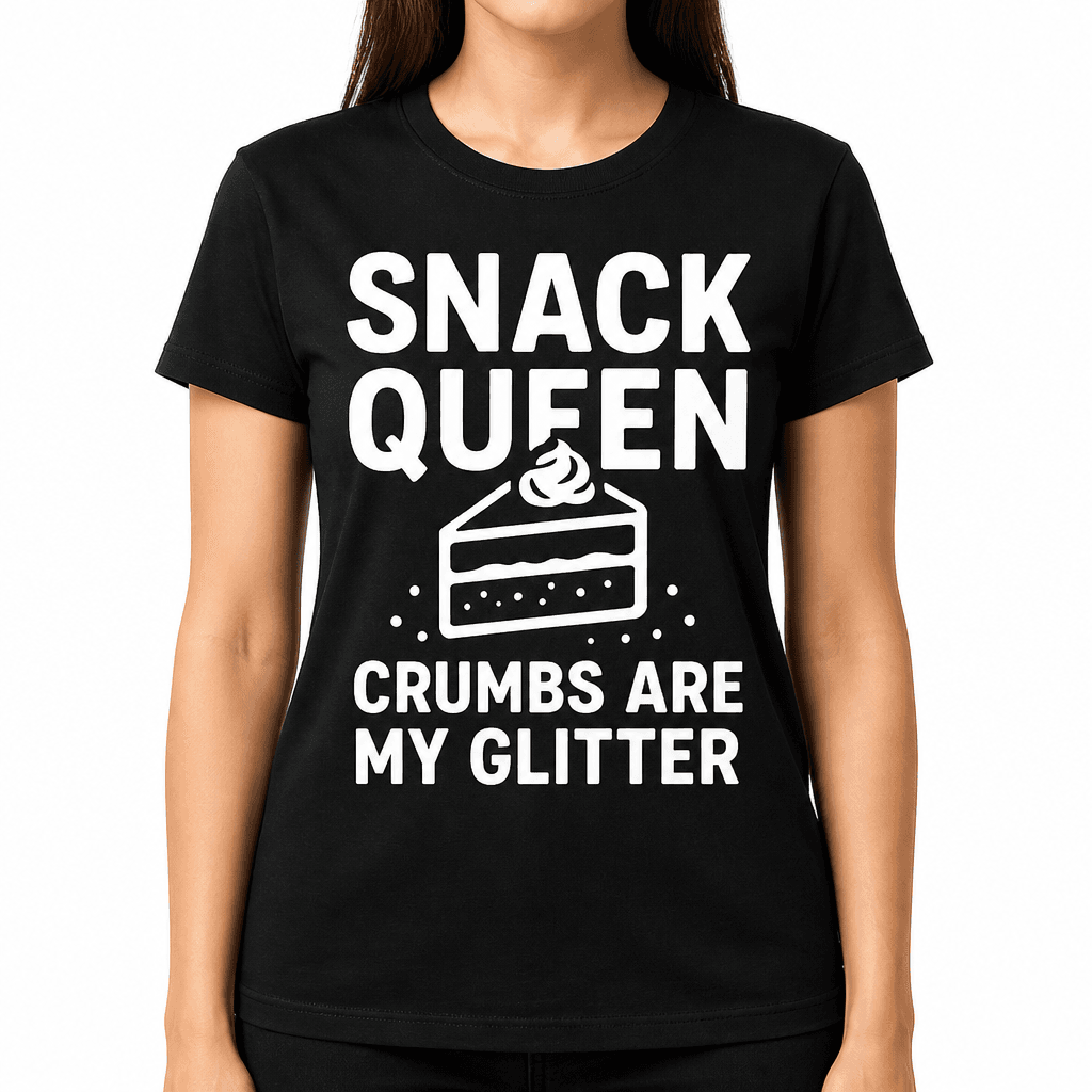 Snack Queen: Crumbs Are My Glitter T-Shirt