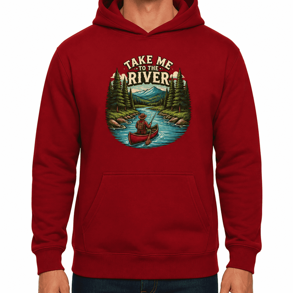 Funny Fishing Hoodie - Take me to the river.