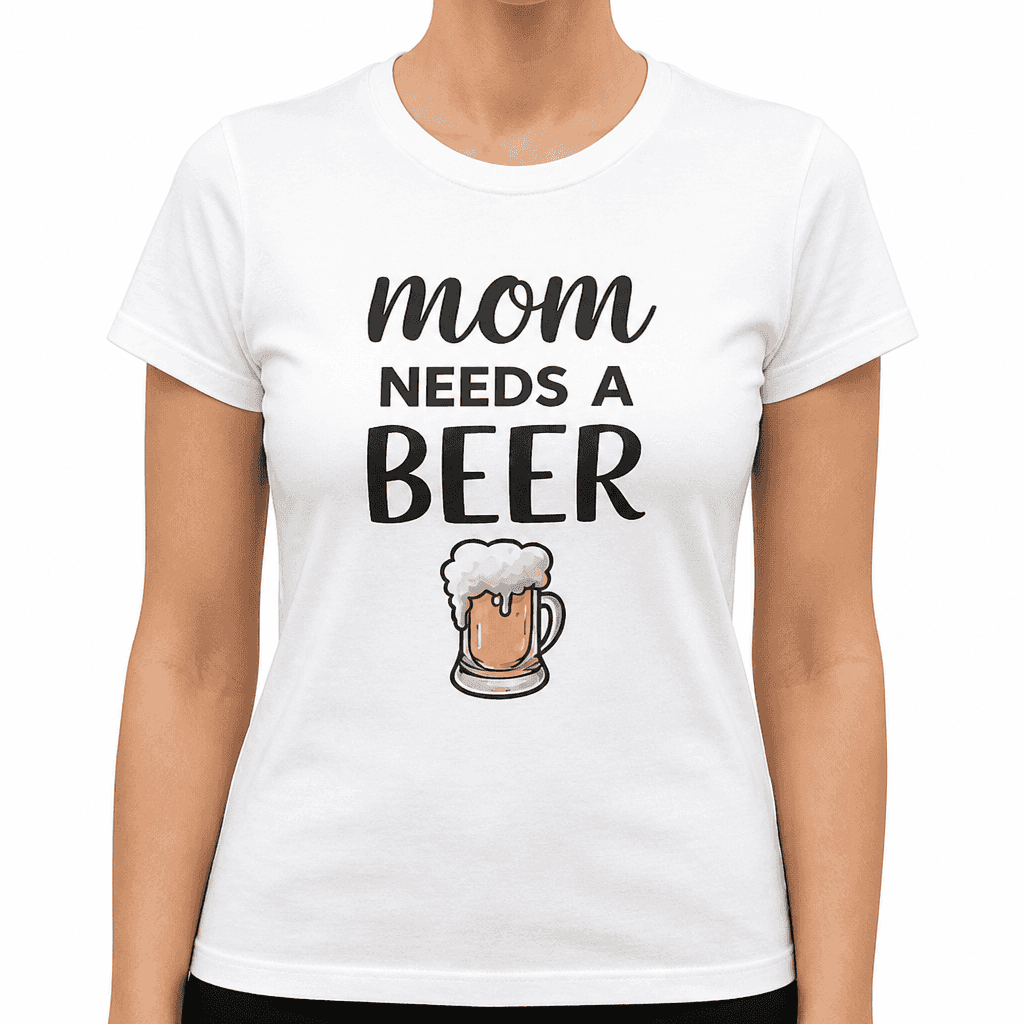 Mom Needs Beer - T-Shirt