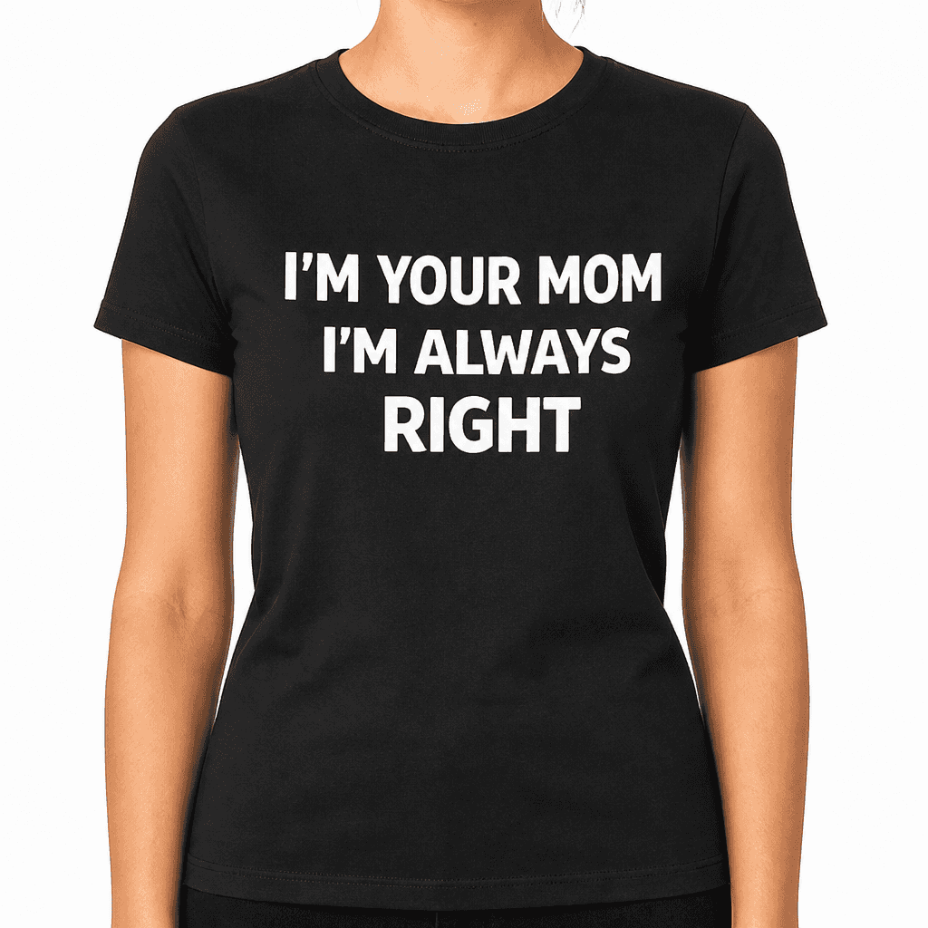 I'm Your Mom I'm Always Right - T-Shirt