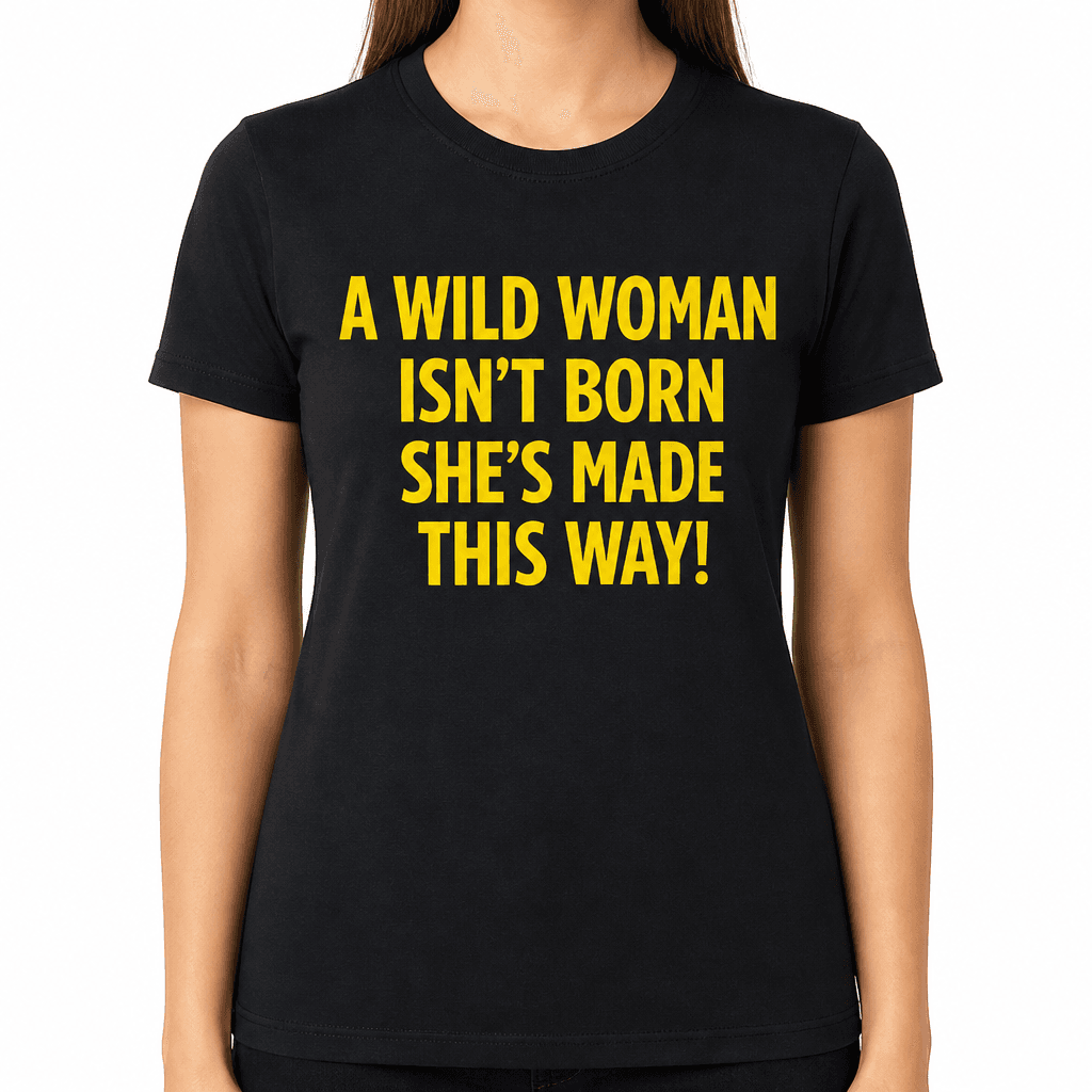 CRAZY WOMAN MADE - T-Shirt
