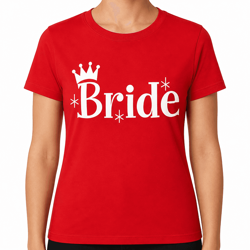 Funny 'Bride' Crown - T-Shirt