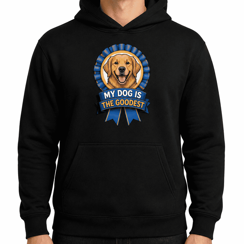 Funny Dog Lover Hoodie - My dog is the goodest