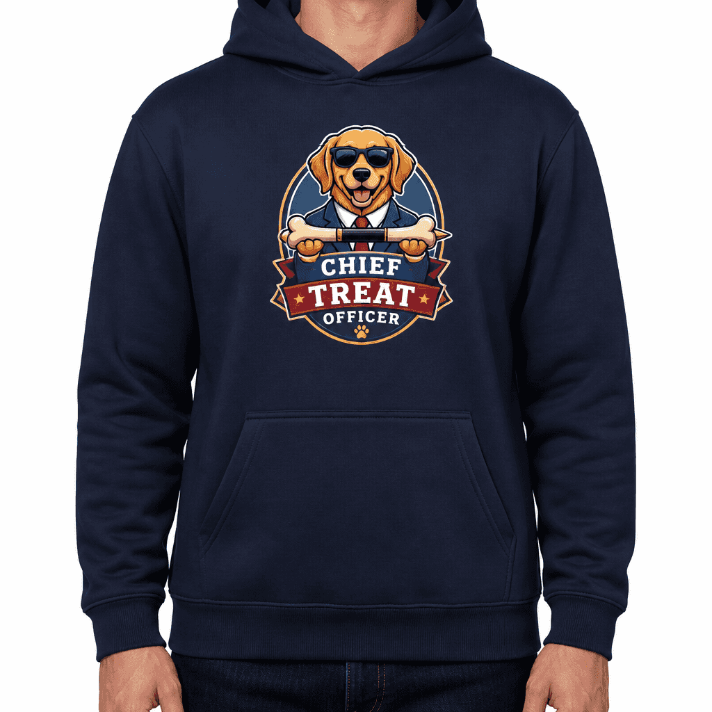Funny Dog Lover Hoodie - Chief treat officer