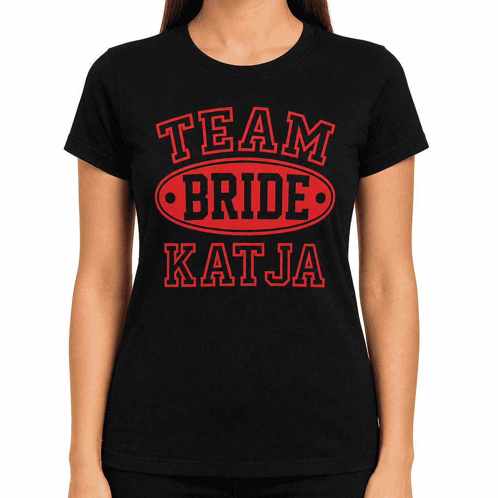 Team Bride (Custom Name) - T-Shirt