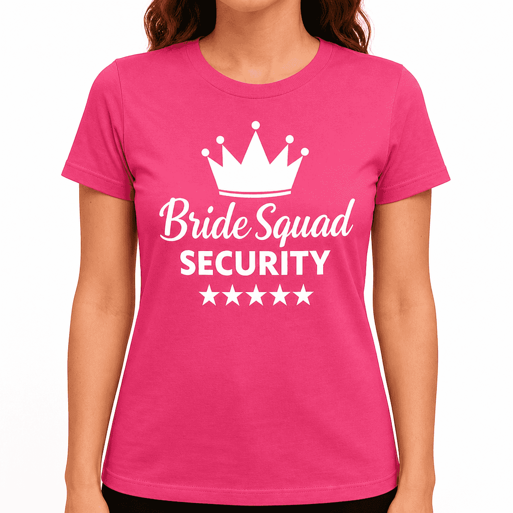 Bride Squad Security - T-Shirt