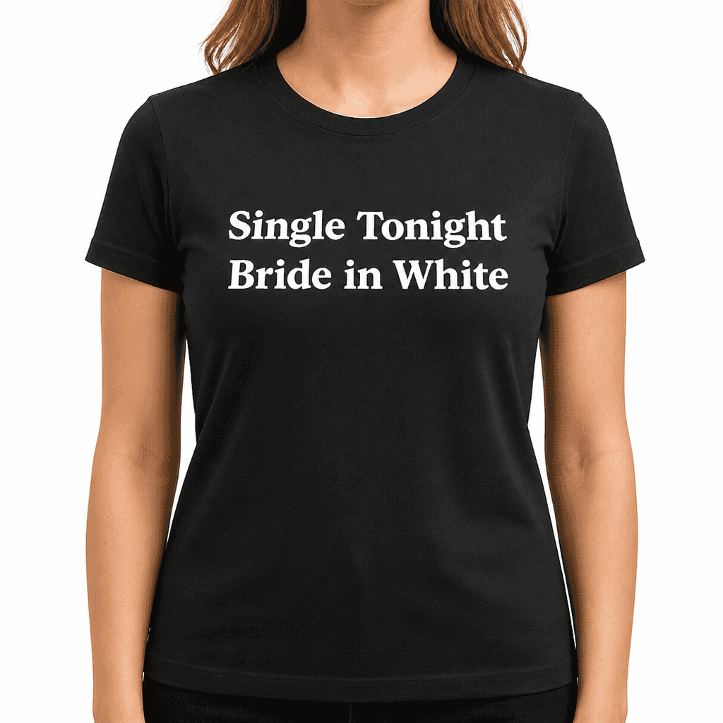 Single Tonight Bride - T-Shirt