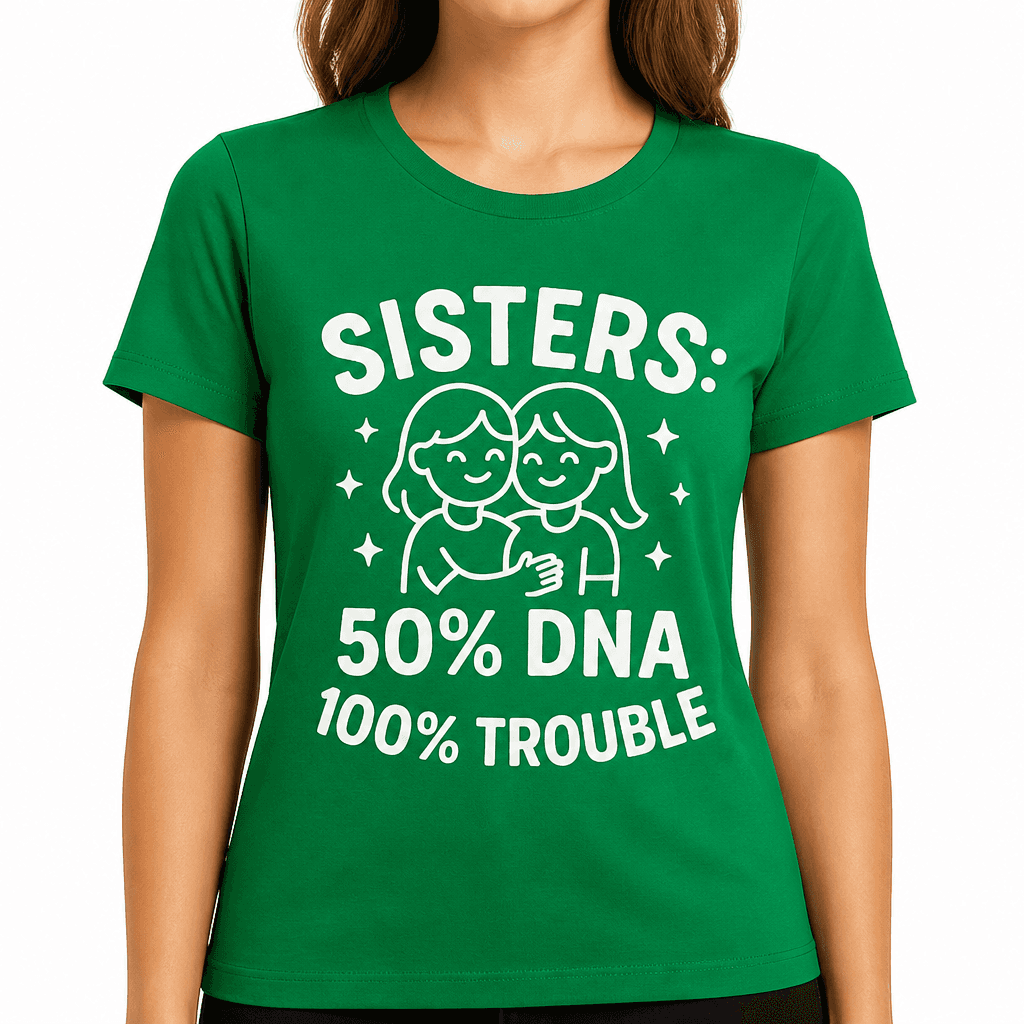 Sisters: 50% DNA, 100% Trouble T-Shirt