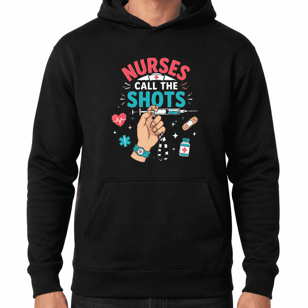 Funny Nurse Hoodie - Nurses call the shots