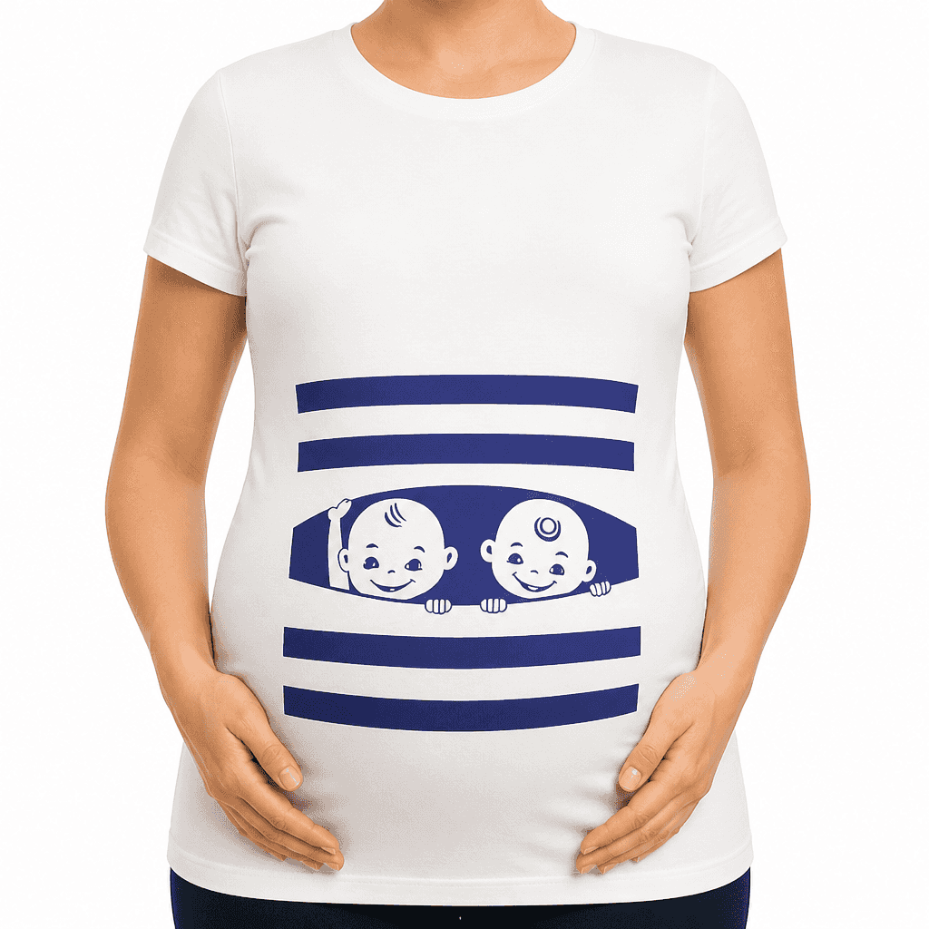 Peekaboo Twins - Maternity Shirt