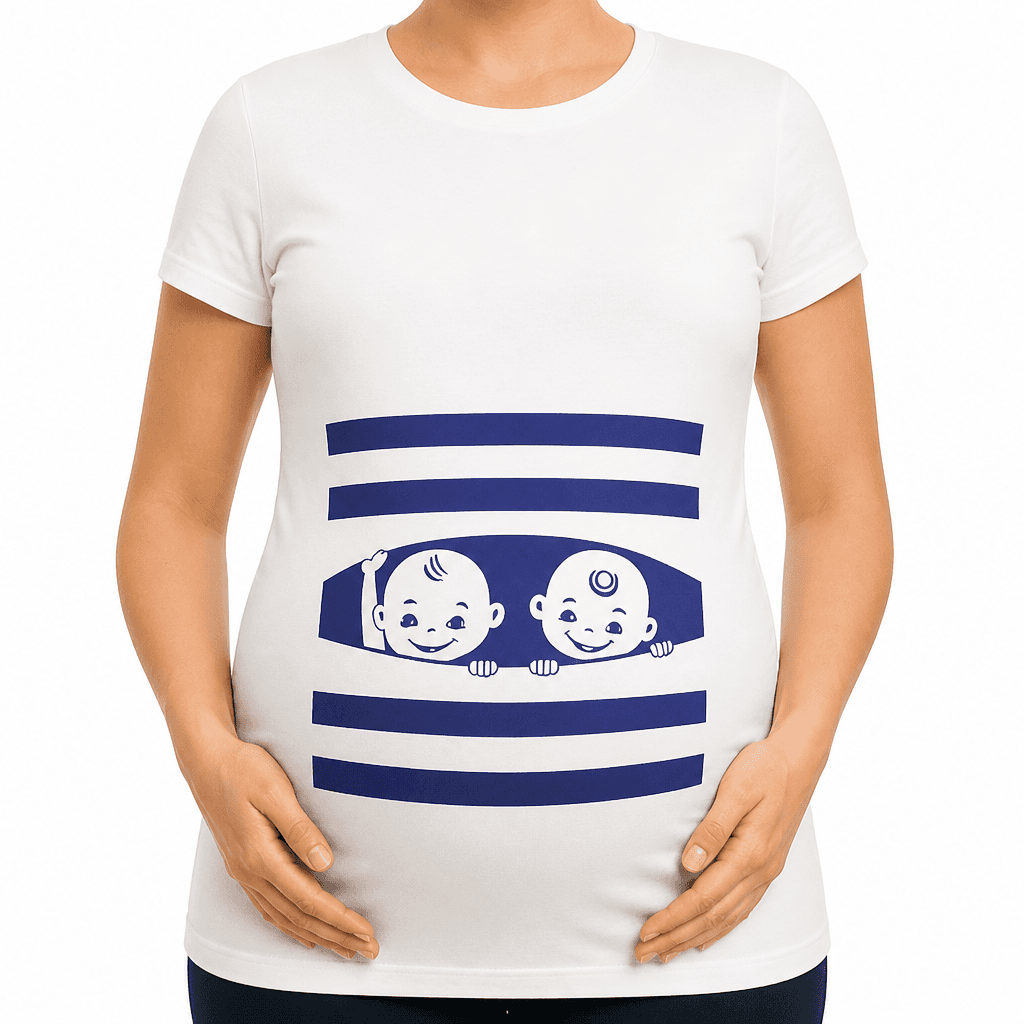 Peekaboo Twins - Maternity Shirt