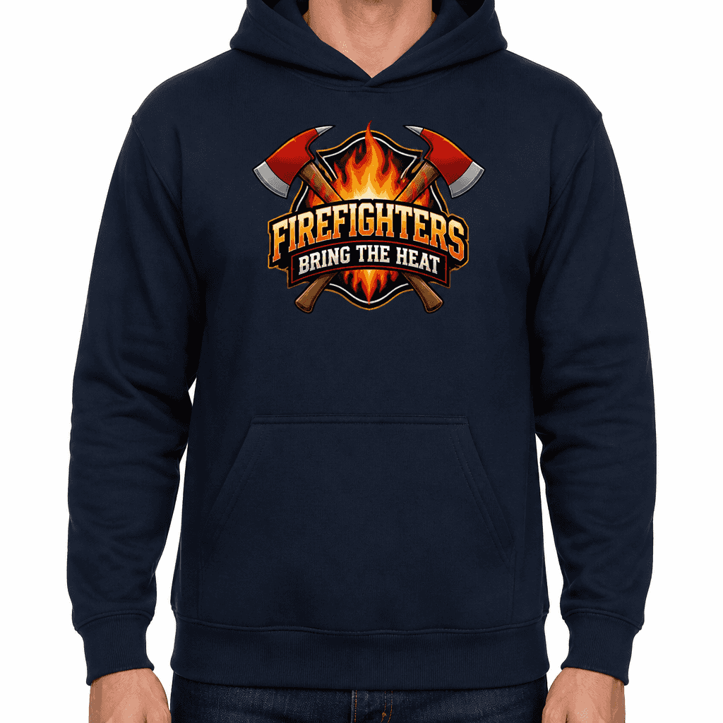 Funny Firefighter Hoodie - Firefighters bring the heat