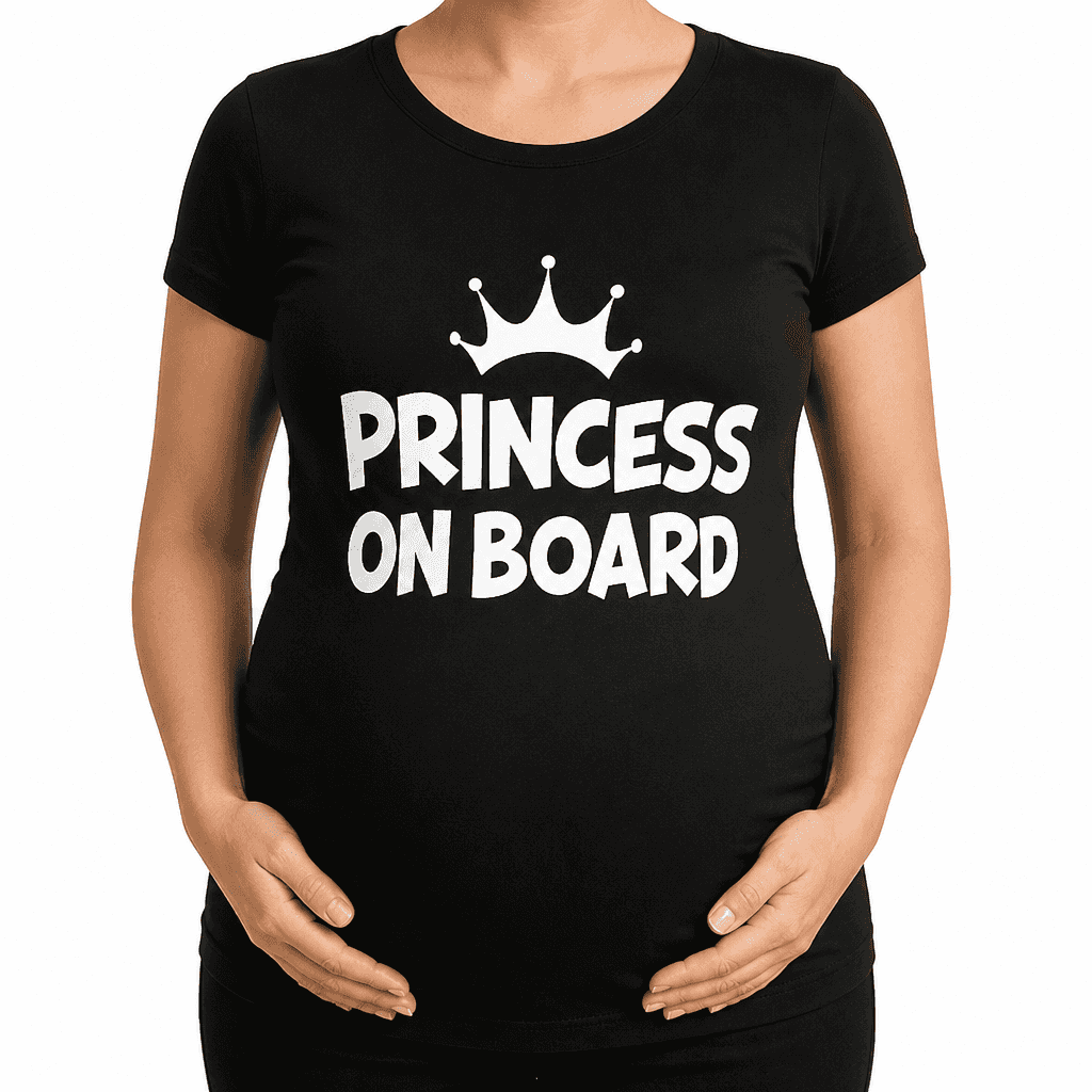 PRINCESS ON BOARD - Maternity T-Shirt