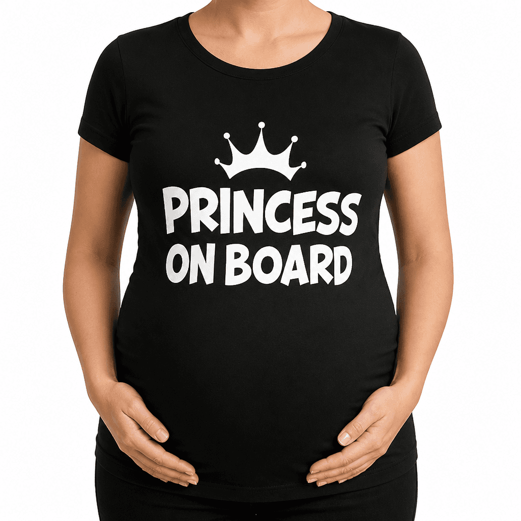 PRINCESS ON BOARD - Maternity T-Shirt