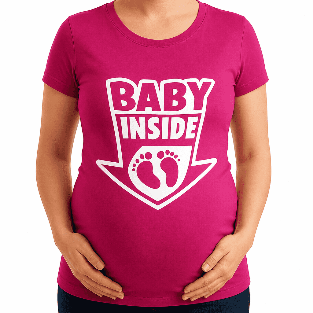 BABY INSIDE Little Feet - Maternity T-Shirt