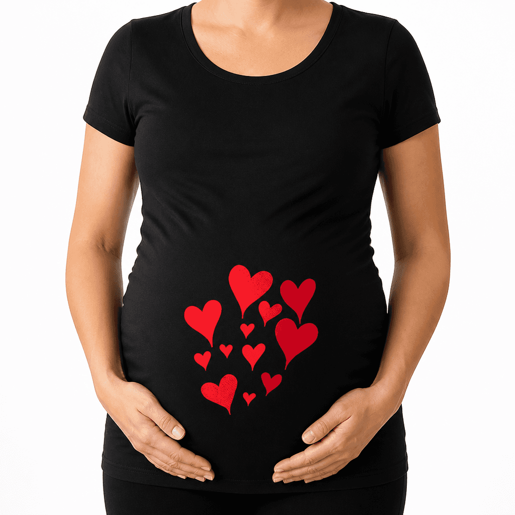 Bump Sending Hearts - Maternity Shirt