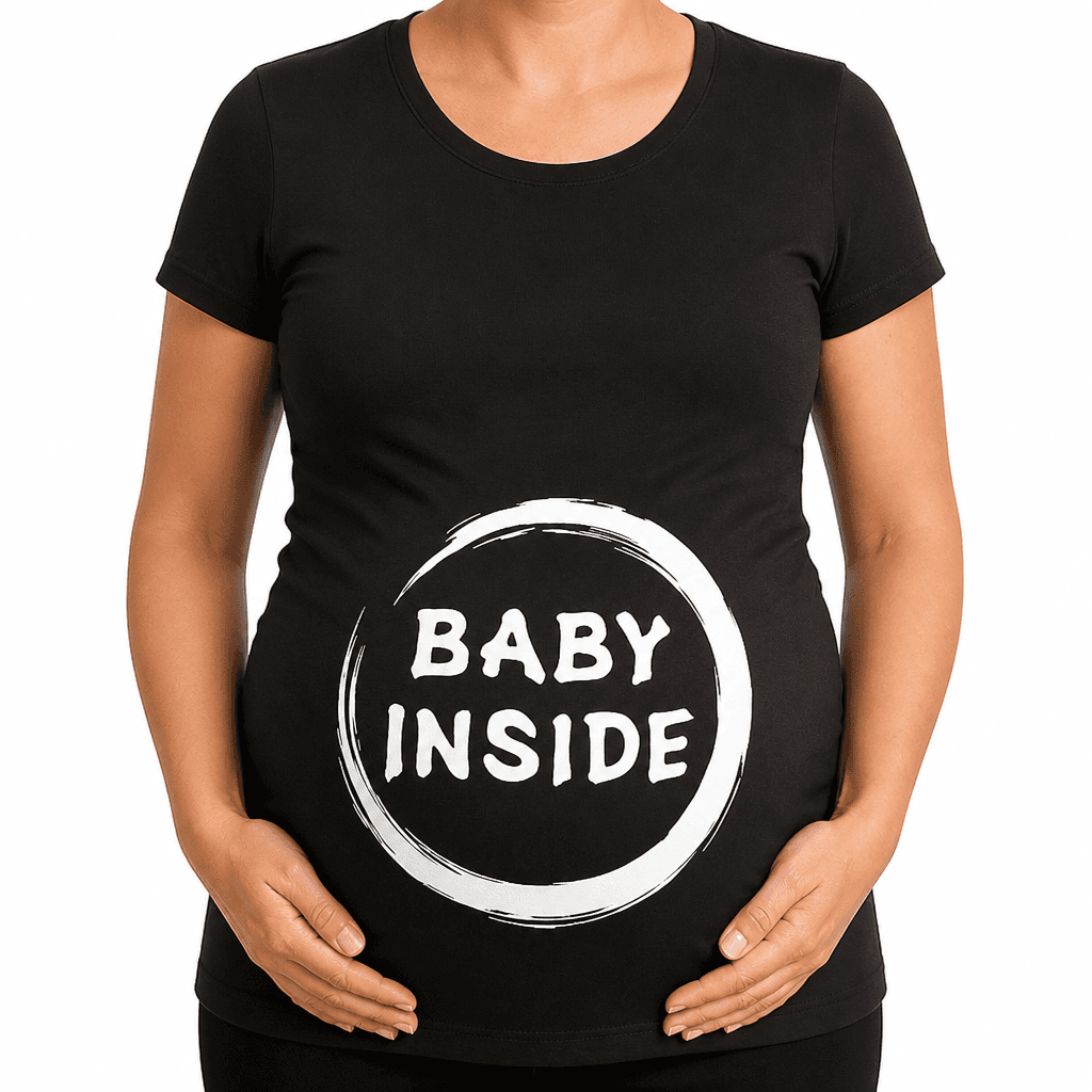 BABY INSIDE Circle - Maternity T-Shirt