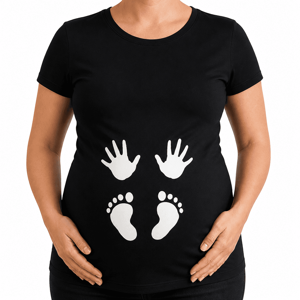 Tap Tap Little Hands - Maternity Shirt