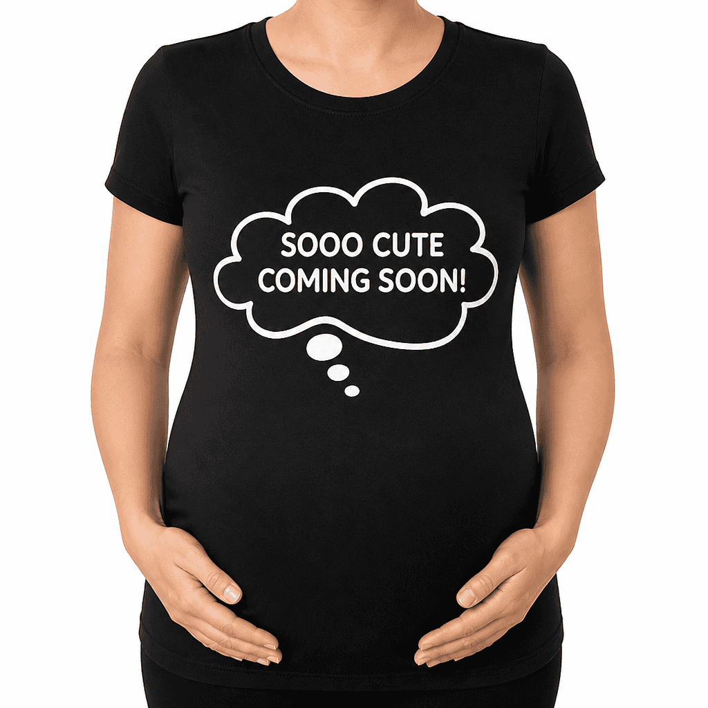 Sooo Cute Coming Soon - Maternity Shirt