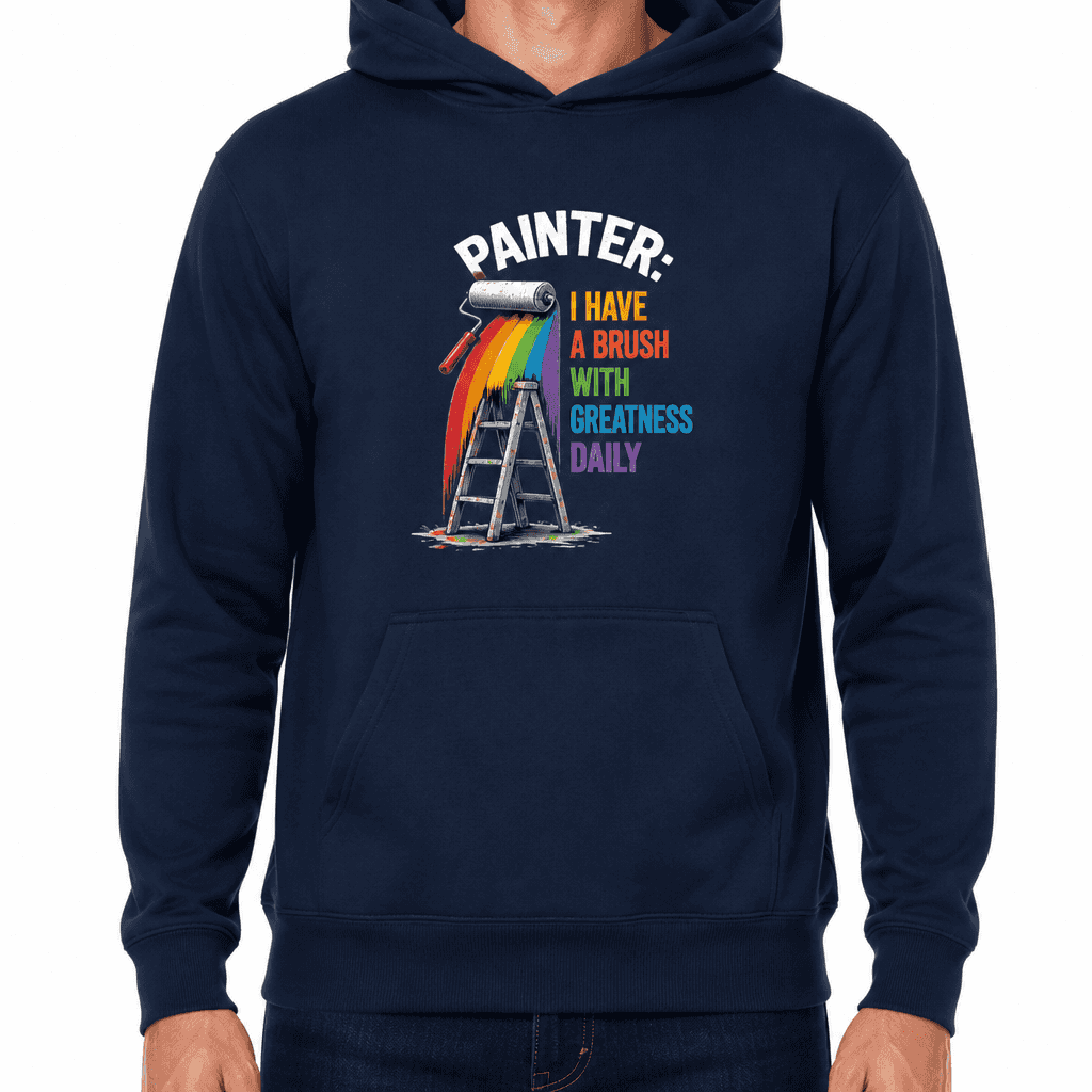 Funny Painter Hoodie - I Have a Brush With Greatness Daily