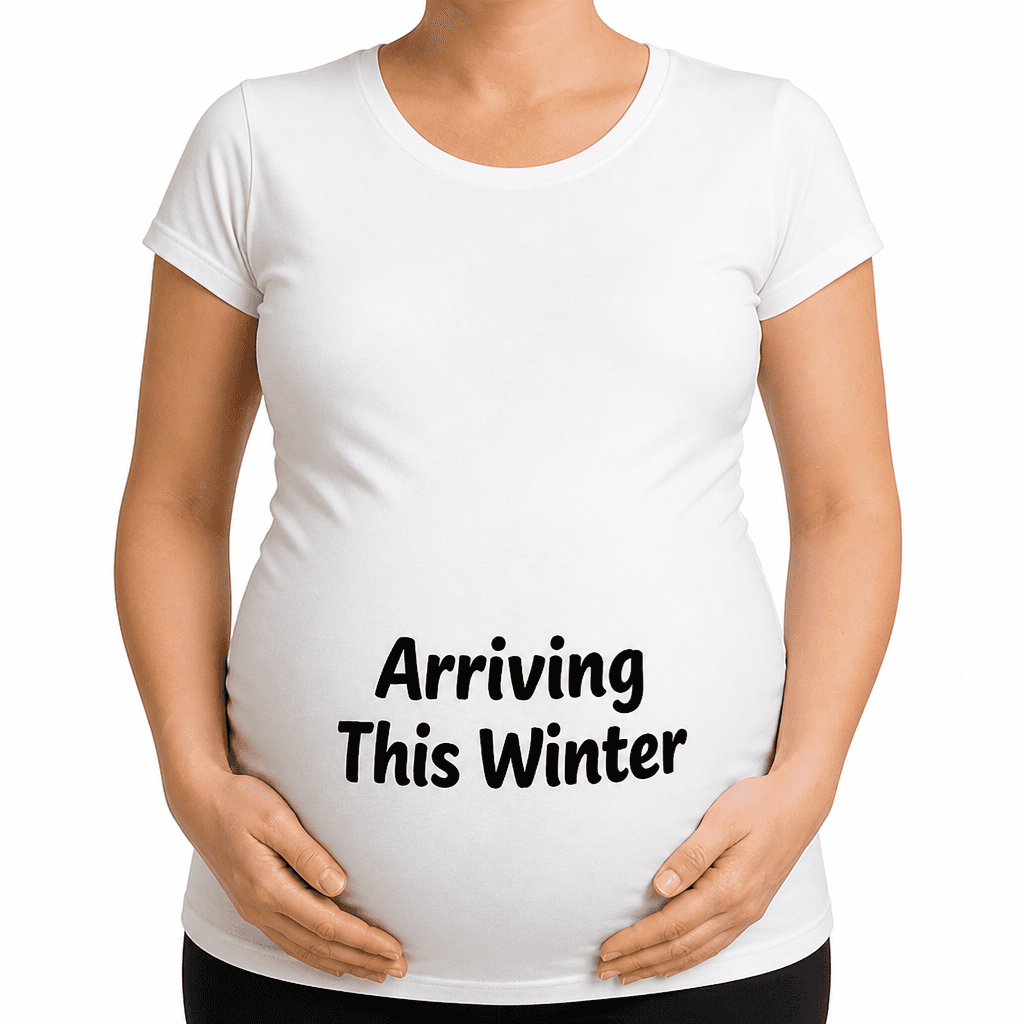 Arriving This Winter - Maternity Shirt
