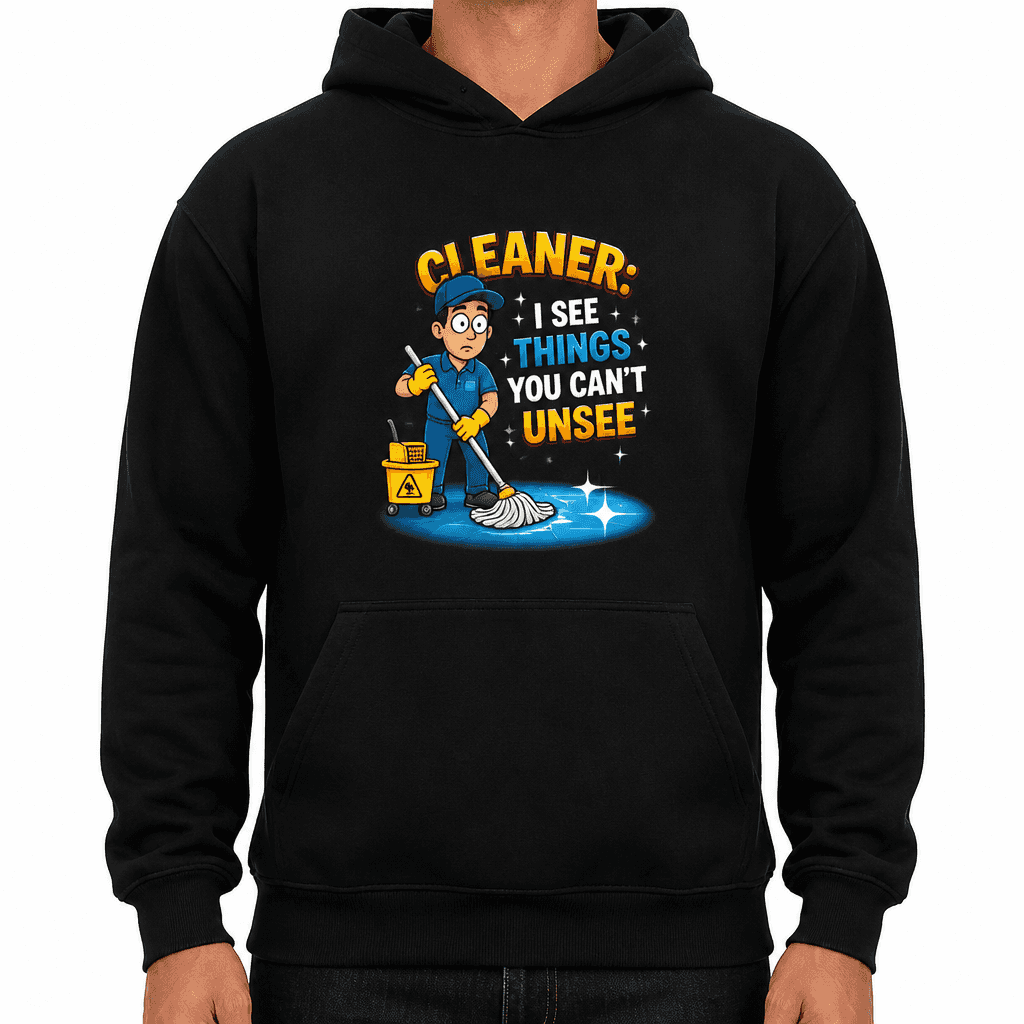 Funny Cleaner Hoodie - Cleaner: I see things you can't unsee