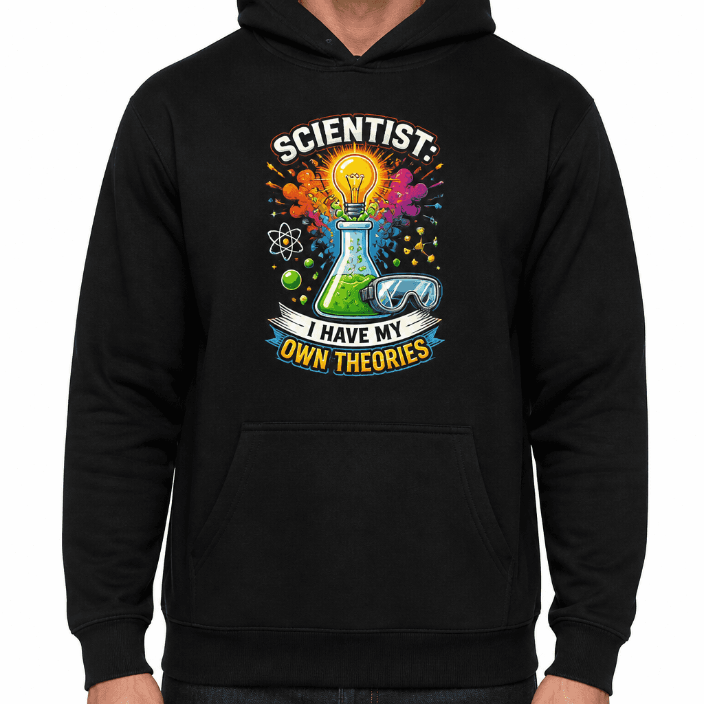 Funny Scientist Hoodie - Scientist: I have my own theories