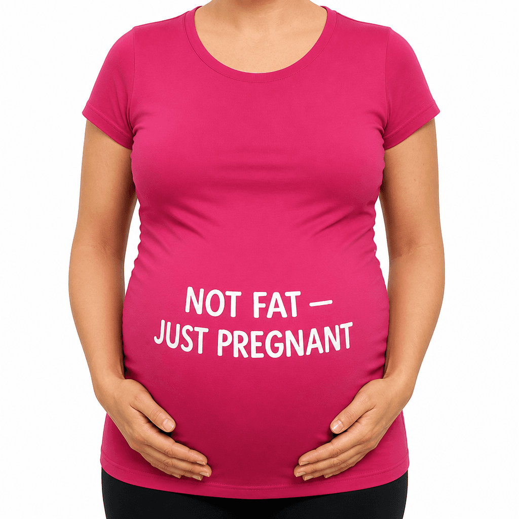 Not Fat Just Pregnant - Maternity Shirt