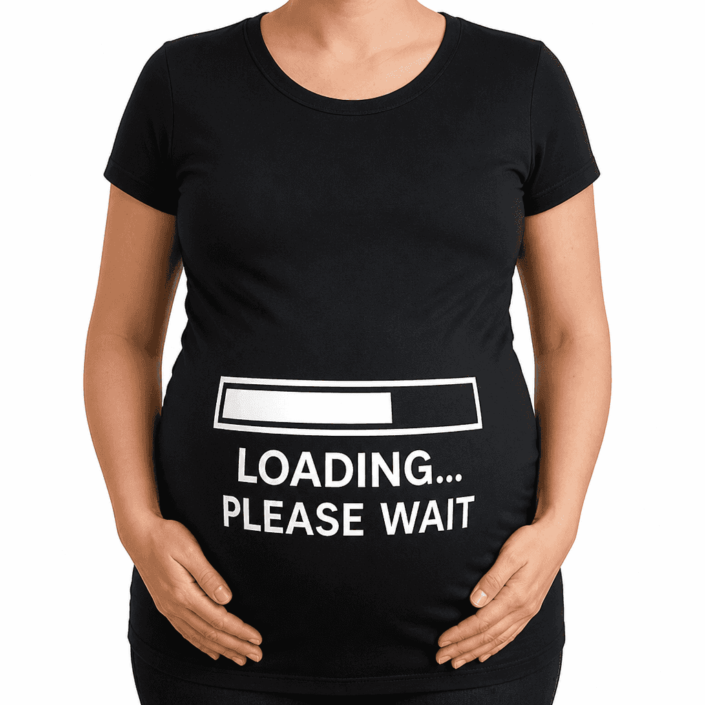 LOADING... PLEASE WAIT - Maternity T-Shirt