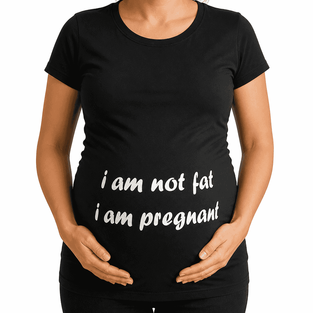 i am not fat i am pregnant - Maternity T-Shirt