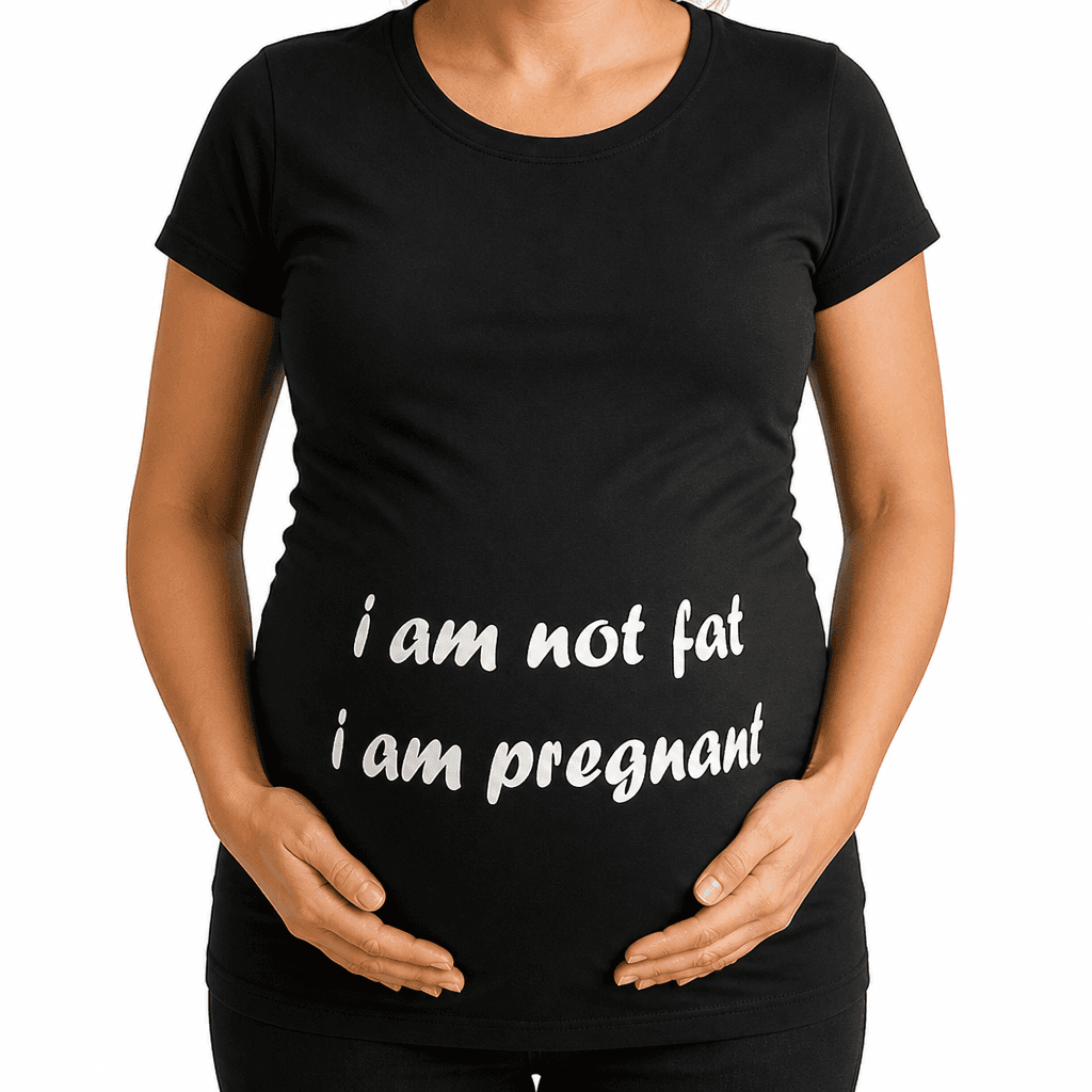 i am not fat i am pregnant - Maternity T-Shirt