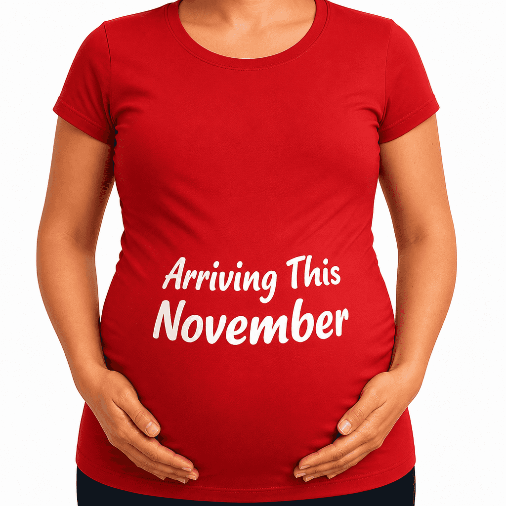 Arriving This November - Maternity Shirt