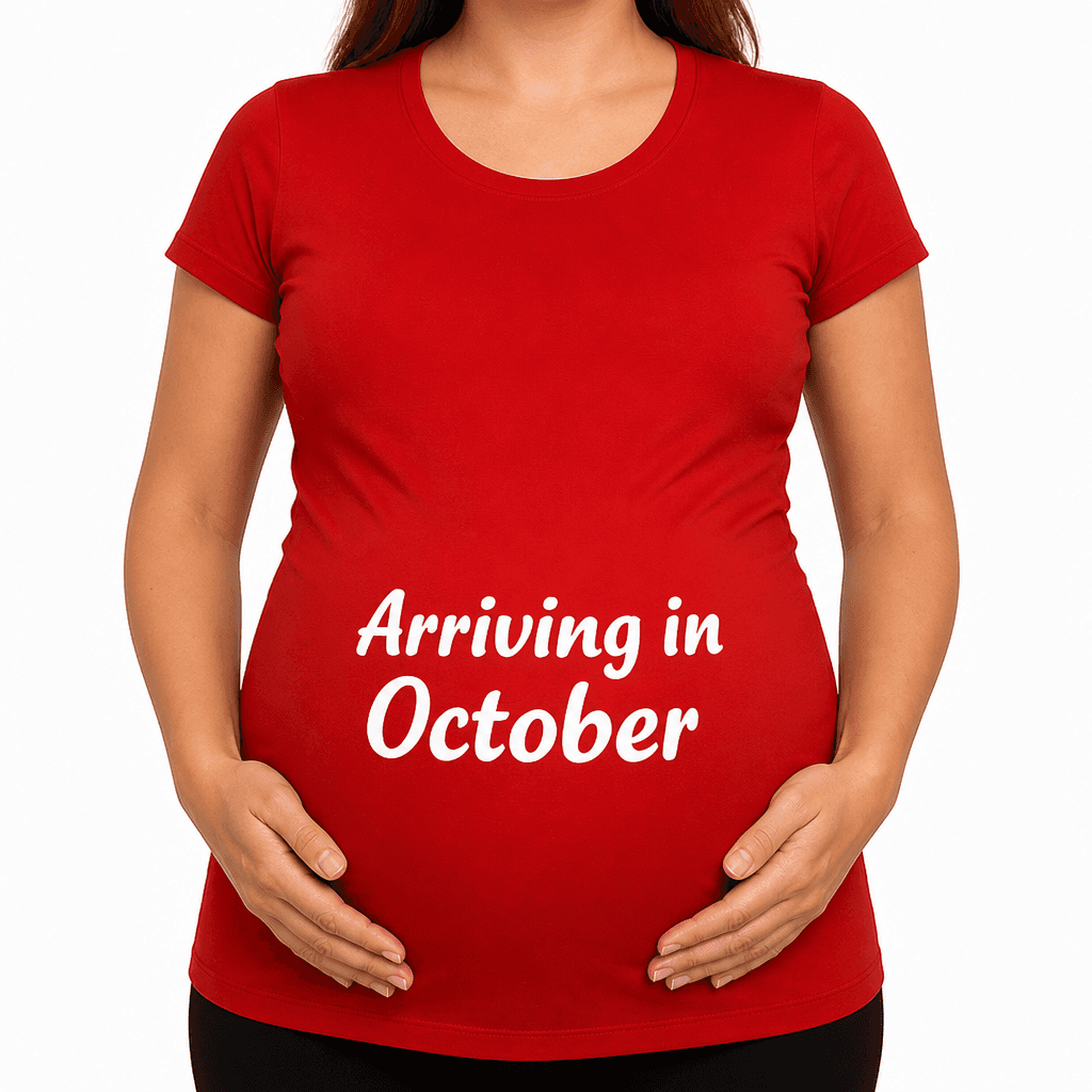 Arriving October - Maternity Shirt