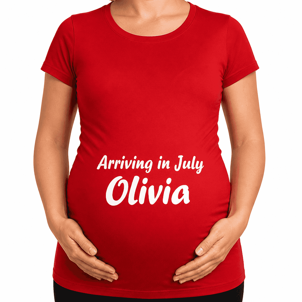 Arriving in July - Maternity Shirt