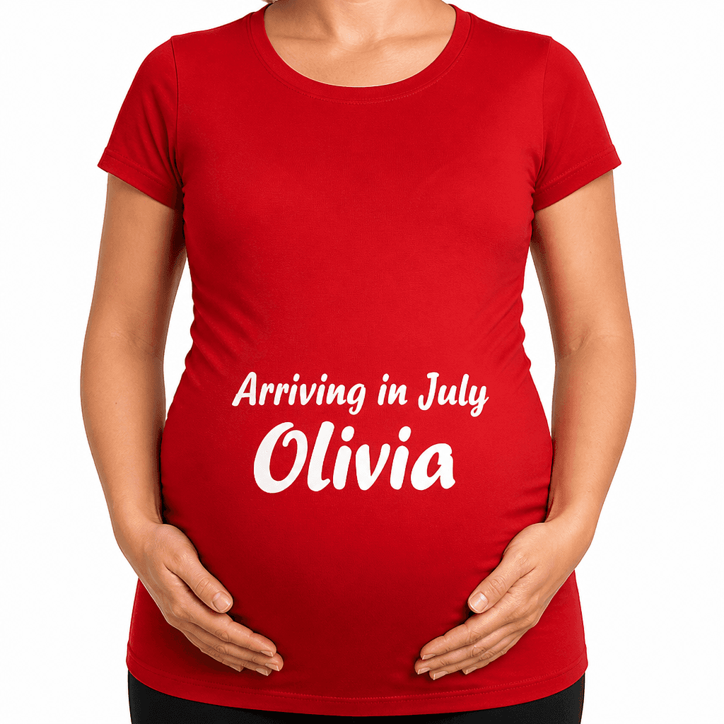 Arriving in July - Maternity Shirt