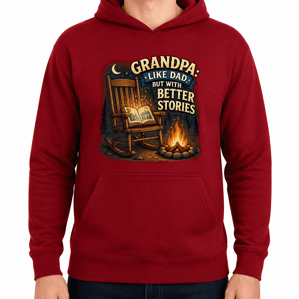 Funny Grandpa Hoodie - Like dad, but with better stories