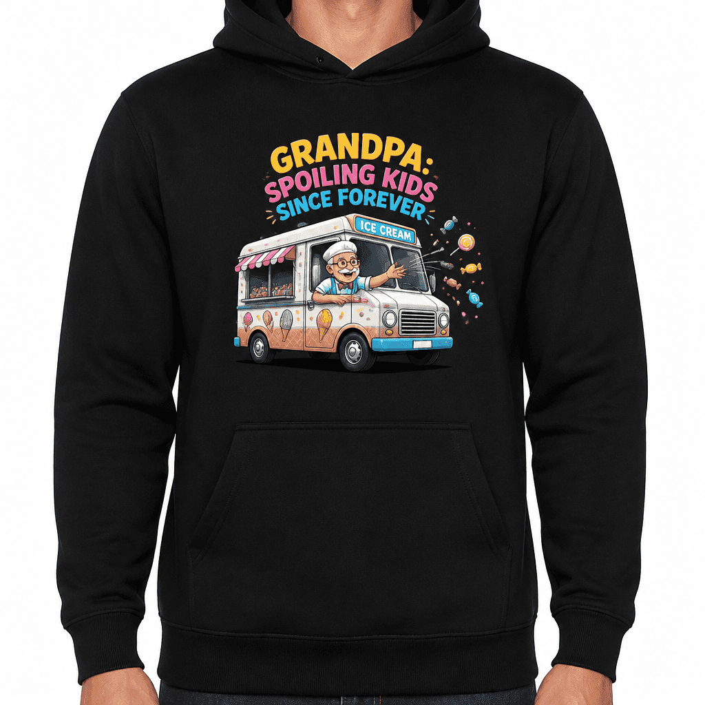Funny Grandpa Hoodie - Grandpa: Spoiling kids since forever