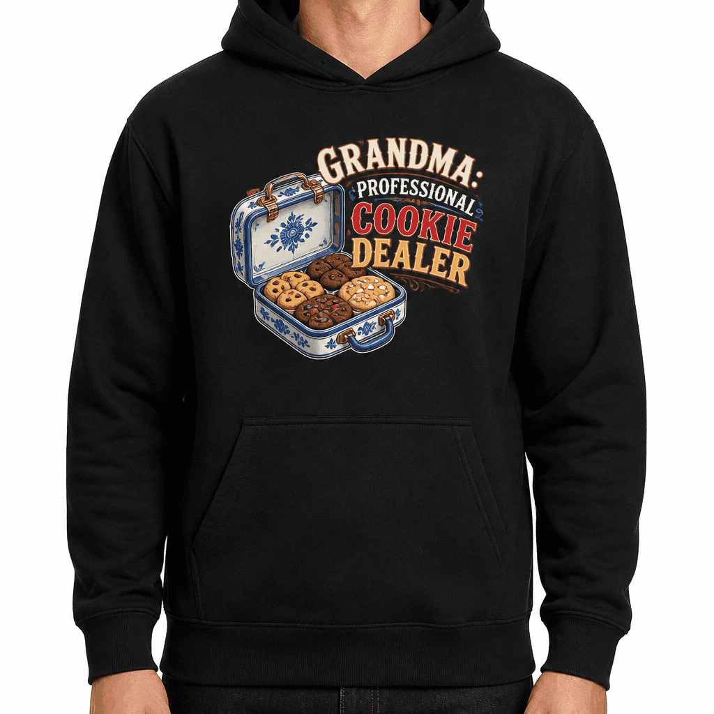 Funny Grandma Hoodie - Grandma: Professional cookie dealer