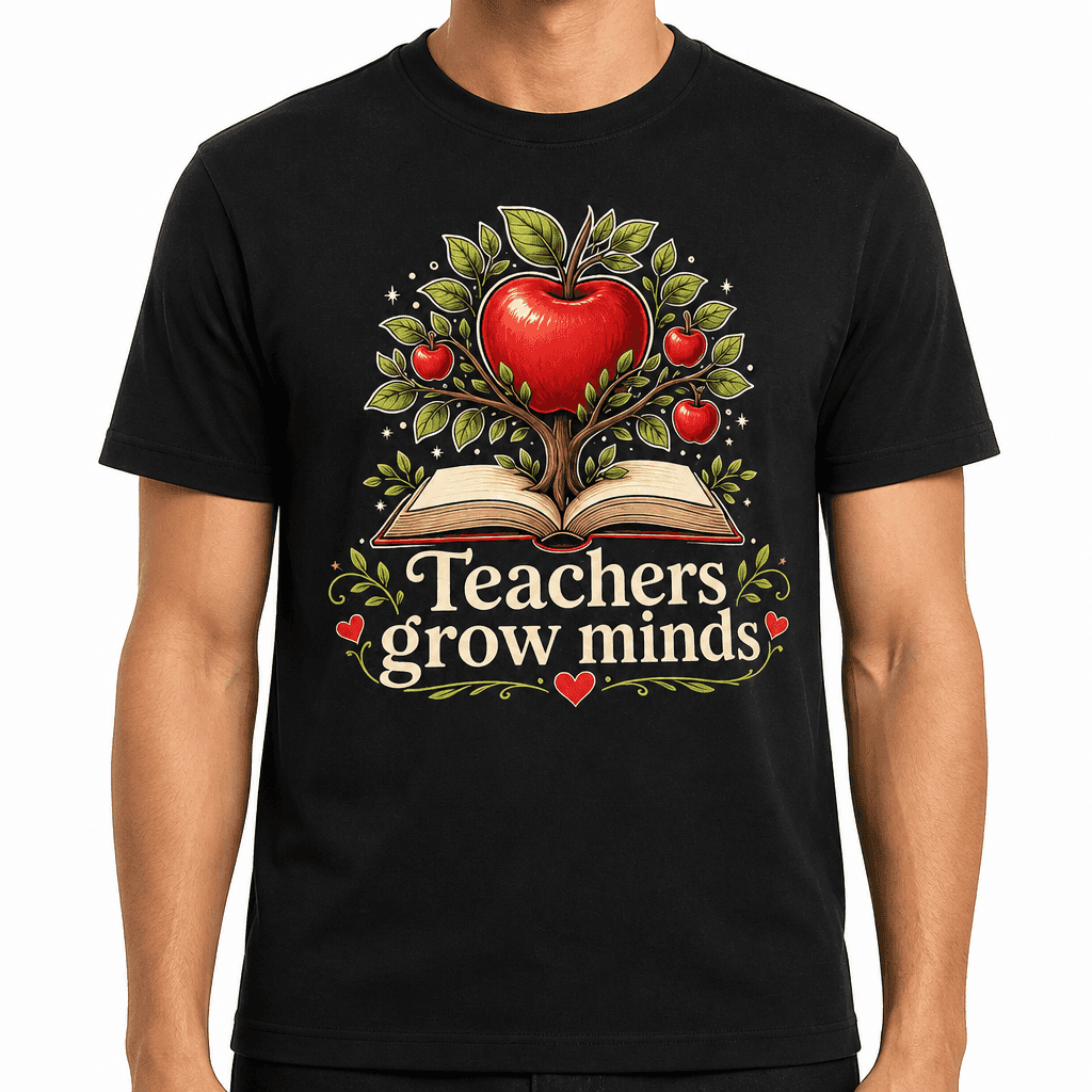 Teacher Gift T-Shirt - Teachers grow minds