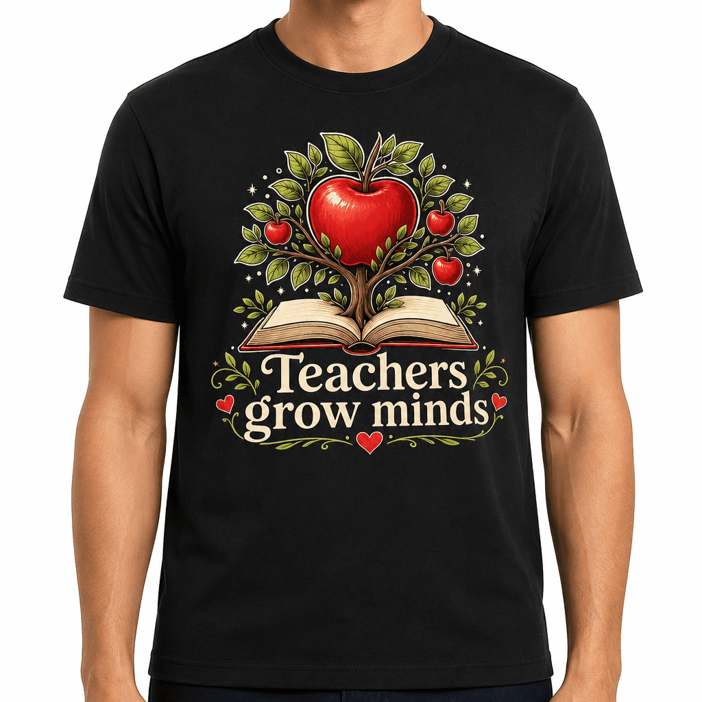 Teacher Gift T-Shirt - Teachers grow minds