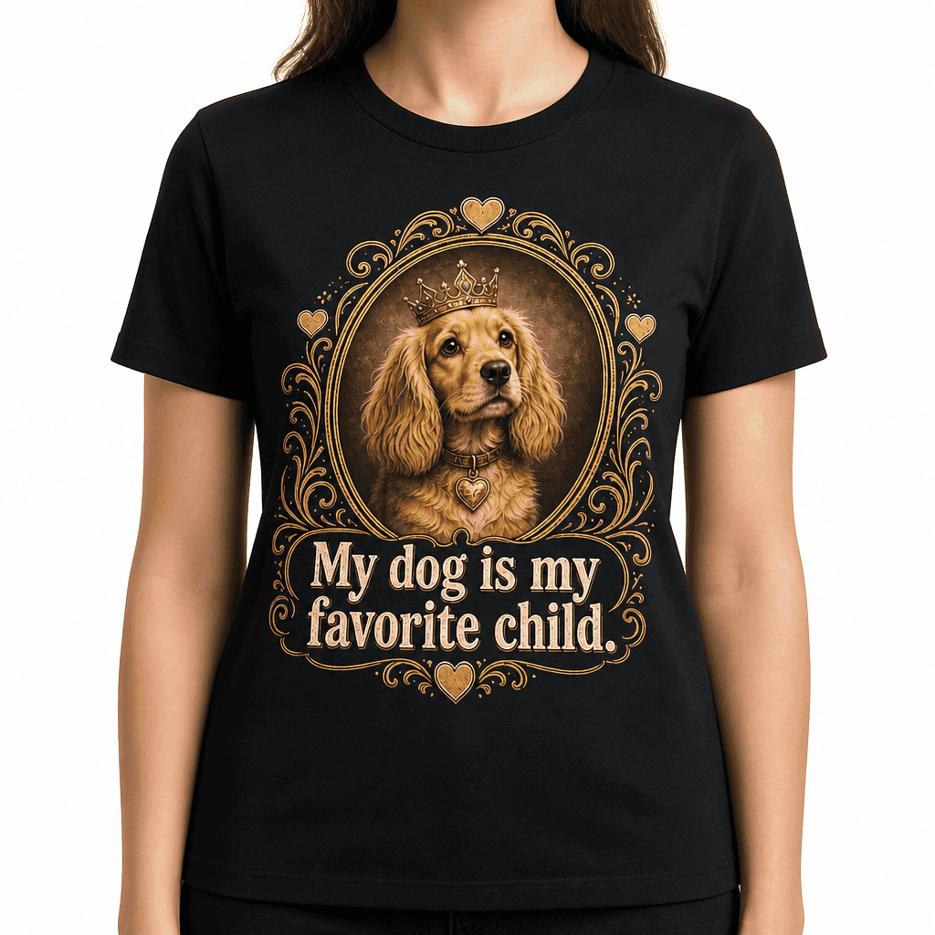Funny Dog Lover T-Shirt - My dog is my favorite child.