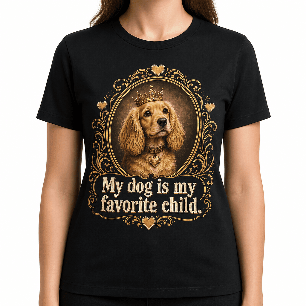 Funny Dog Lover T-Shirt - My dog is my favorite child.